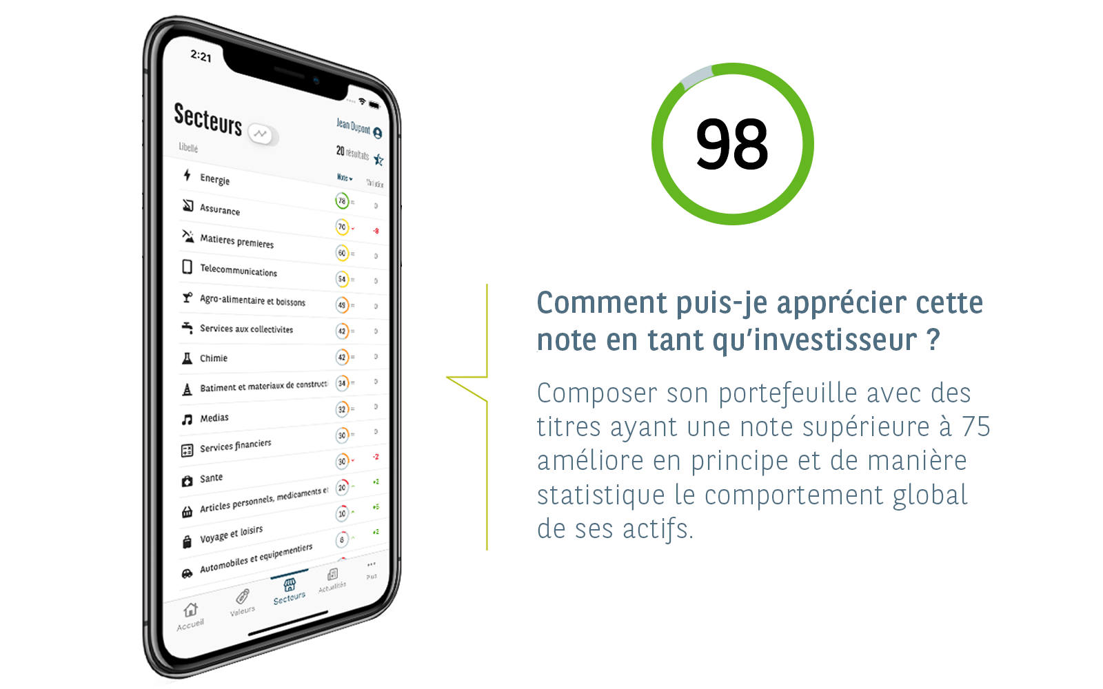 Visuel - La note Eclairys